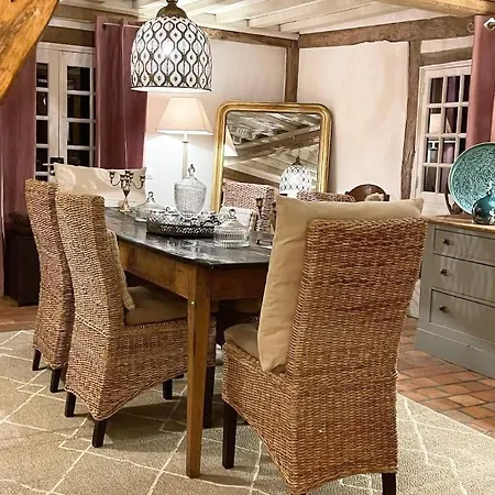 בית נופש Les 2 Chaumieres Piscine & Honfleur Ablon