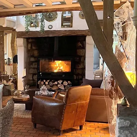 Les 2 Chaumieres Piscine & Honfleur בית נופש