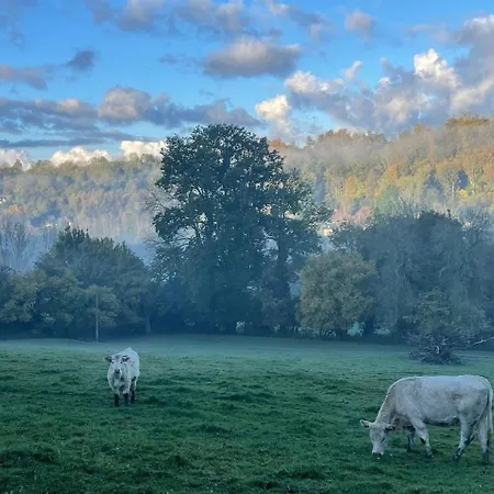 בית נופש Les 2 Chaumieres Piscine & Honfleur Ablon