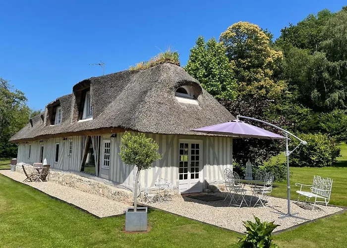 Дом отдыха Les 2 Chaumieres Piscine & Honfleur Ablon