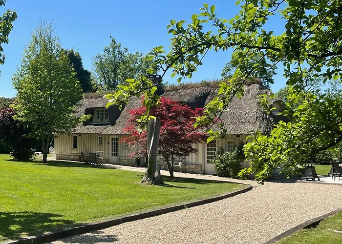 Feriehus Les 2 Chaumieres Piscine & Honfleur *