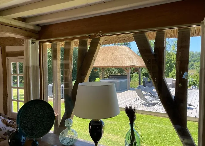 Дом отдыха Les 2 Chaumieres Piscine & Honfleur Ablon